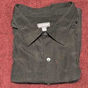 Van Heusen Charcoal Button-Up Shirt